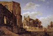 Jan van der Heyden Cathedral Landscape oil painting artist